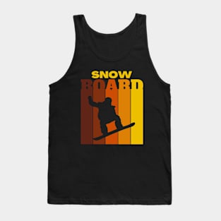 Retro Snowboard Tank Top